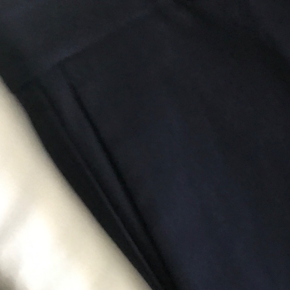 REBECCA TAYLOR Chino Wide Leg Pants Flare Cropped Cotton Blue Women’s Size 8 - Picture 5 of 16